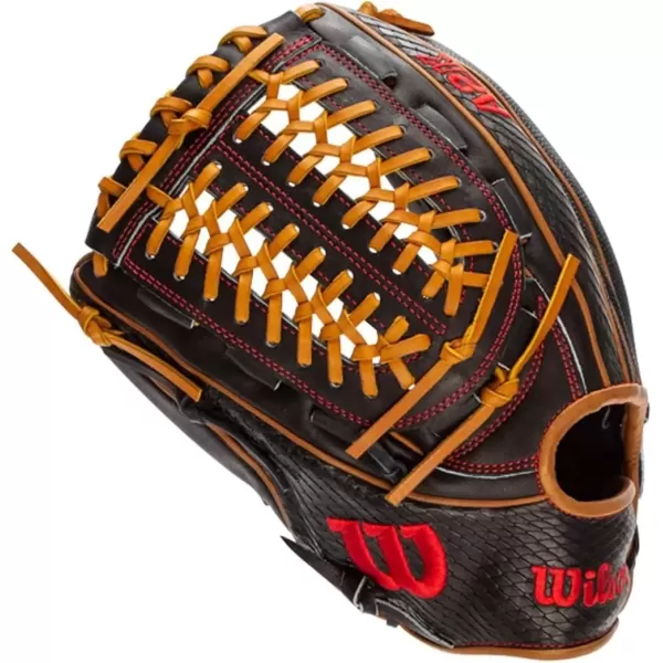 imageWilson A2K Pitchers Baseball Gloves  1175quot and 12quotBlackSaddle Tan