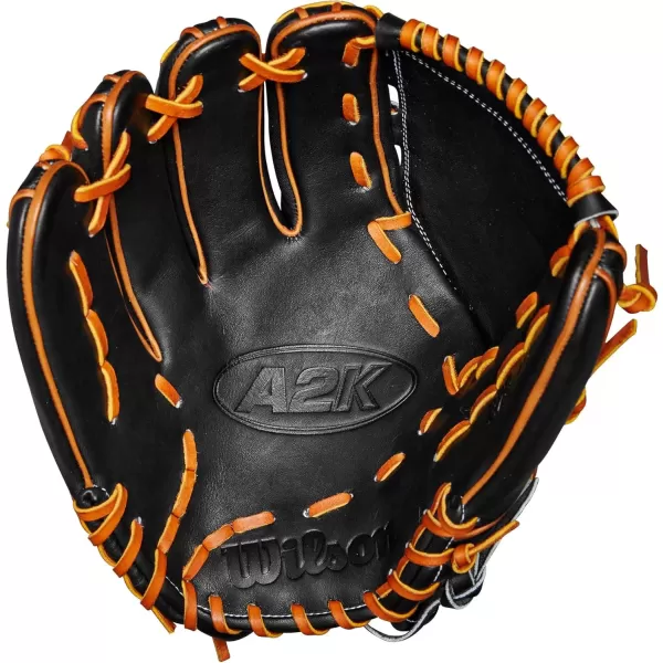 imageWilson A2K Pitchers Baseball Gloves  1175quot and 12quotBlackSaddle Tan