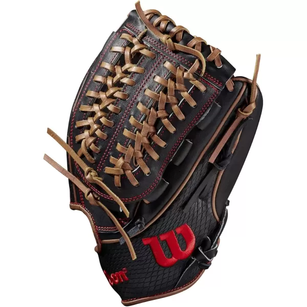 imageWilson A2K Pitchers Baseball Gloves  1175quot and 12quotBlackSaddle Tan