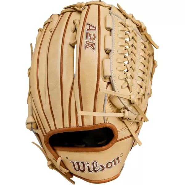 imageWilson A2K Pitchers Baseball Gloves  1175quot and 12quotBlondeSaddle Tan