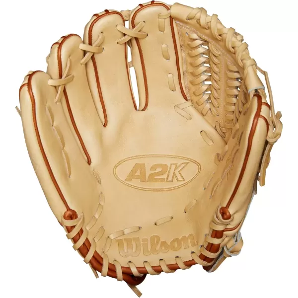 imageWilson A2K Pitchers Baseball Gloves  1175quot and 12quotBlondeSaddle Tan