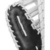 imageWILSON 2024 A1000 1620 125 Fastpitch Softball First Base Mitt  BlackWhiteSilverLeft Hand Throw