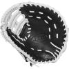 imageWILSON 2024 A1000 1620 125 Fastpitch Softball First Base Mitt  BlackWhiteSilverLeft Hand Throw