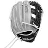 imageWILSON 2024 A1000 Infield Fastpitch Softball Gloves  1175quot and 12quot Right Hand ThrowSilverBlackWhite