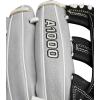 imageWILSON 2024 A1000 Infield Fastpitch Softball Gloves  1175quot and 12quot Right Hand ThrowSilverBlackWhite