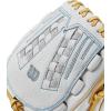 imageWILSON 2024 A1000 Outfield Fastpitch Softball Gloves  125quotWhiteBlueBlonde