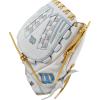 imageWILSON 2024 A1000 Outfield Fastpitch Softball Gloves  125quotWhiteBlueBlonde