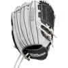 imageWILSON 2024 A1000 P12 12 Pitchers Fastpitch Softball Glove  WhiteGreyLeft Hand Throw