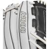 imageWILSON 2024 A1000 P12 12 Pitchers Fastpitch Softball Glove  WhiteGreyLeft Hand Throw