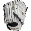 imageWilson 2022 A1000 V125 125quot Fastpitch Outfield Glove  Right Hand Throw BlackWhite Metallic Gold