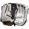 imageWilson 2022 A1000 T125 125quot Fastpitch Outfield Glove  Left Hand Throw WhiteBlackMetallic Gold