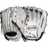 imageWilson 2022 A1000 V125 125quot Fastpitch Outfield Glove  Right Hand Throw BlackWhite Metallic Gold