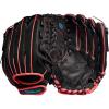 imageWilson 2022 A440 Flash 12quot Fastpitch Outfield Glove  Left Hand Throw BlackPinkTropical Blue