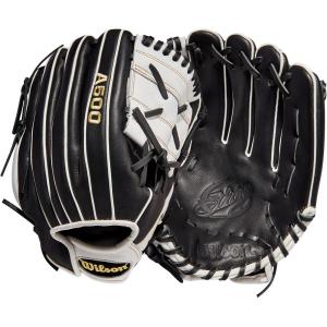 imageWILSON 2022 A550 Siren Fastpitch Softball Glove SeriesBlackWhiteBlonde