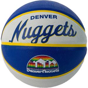 imageWILSON NBA Team Retro Mini Basketballs  Mini Size  3quotDenver Nuggets