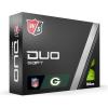 imageWILSON Staff 2023 Duo Soft NFL Golf Balls  12 BallsGreen