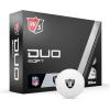 imageWILSON Staff 2023 Duo Soft NFL Golf Balls  12 BallsWhite