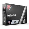 imageWILSON Staff 2023 Duo Soft NFL Golf Balls  12 BallsWhite