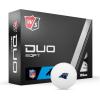 imageWILSON Staff 2023 Duo Soft NFL Golf Balls  12 BallsWhite