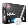 imageWILSON Staff 2023 Duo Soft NFL Golf Balls  12 BallsWhite