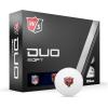 imageWILSON Staff 2023 Duo Soft NFL Golf Balls  12 BallsWhite