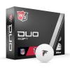 imageWILSON Staff 2023 Duo Soft NFL Golf Balls  12 BallsWhite