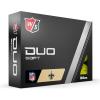 imageWILSON Staff 2023 Duo Soft NFL Golf Balls  12 BallsYellow