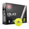 imageWILSON Staff 2023 Duo Soft NFL Golf Balls  12 BallsYellow