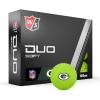 imageWILSON Staff 2023 Duo Soft NFL Golf Balls  12 BallsGreen