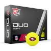 imageWILSON Staff 2023 Duo Soft NFL Golf Balls  12 BallsYellow