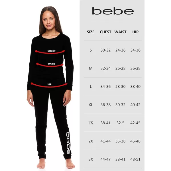 imagebebe Womens Pajama Sets  PJ Set for Women  Pajamas for Women Logo  Long Sleeve Pajama Set for WomenBlack