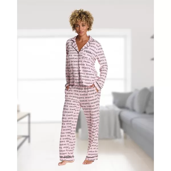 imagebebe Womens Pajama Sets  PJ Set for Women  Pajamas for Women Logo  Long Sleeve Pajama Set for WomenRose Shadow