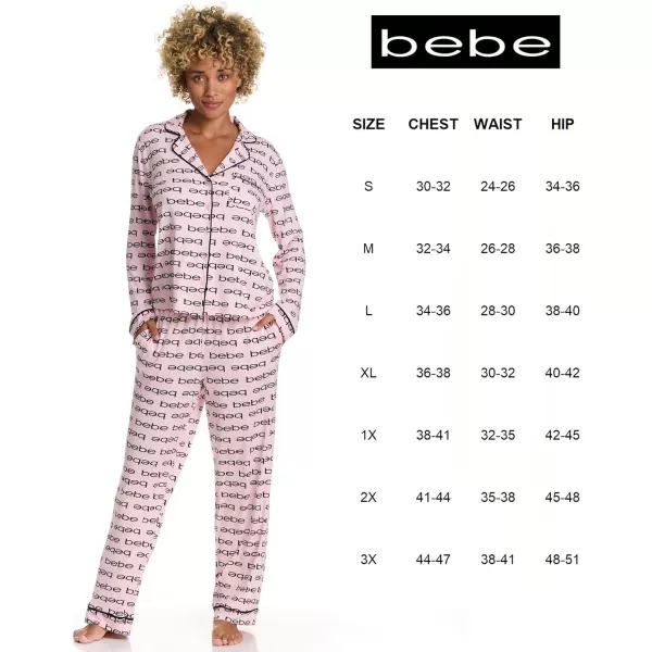 imagebebe Womens Pajama Sets  PJ Set for Women  Pajamas for Women Logo  Long Sleeve Pajama Set for WomenRose Shadow