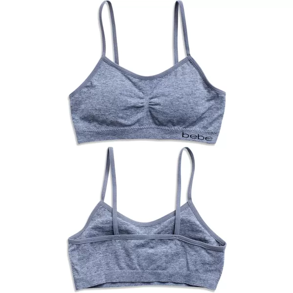 imagebebe Girls Training Bra  6 Pack Seamless Cami Bralette Removable Pads SLBlack