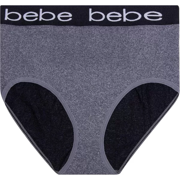 imagebebe Womens Seamless High Waisted Shaping Panties  Tummy Control Underwear For WomanBlack  Offwhite  Dark Grey