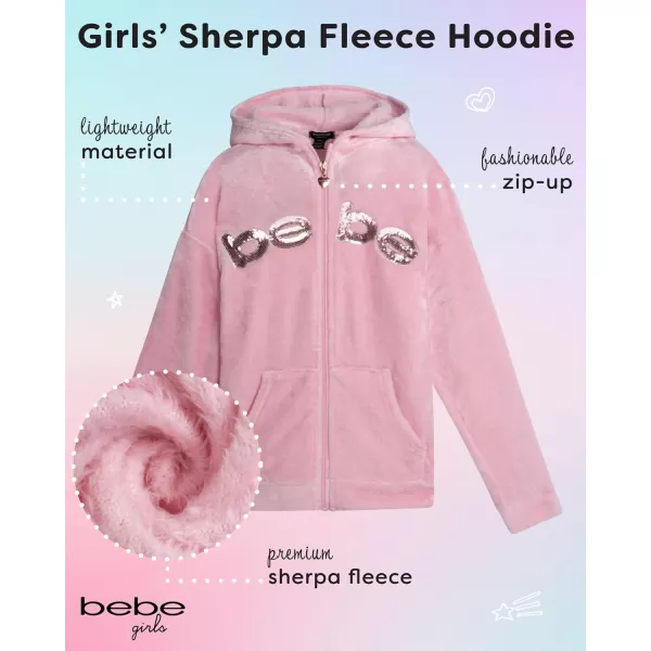 imagebebe Girls Sweatshirt  Sherpa Fleece Pullover Hoodie 716Rose Shadow