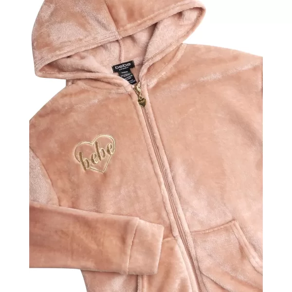 imagebebe Girls Sweatshirt  Sherpa Fleece Pullover Hoodie 716Rugby Tan