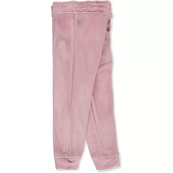 imagebebe Girls 2Piece Velour Joggers Set OutfitMauve