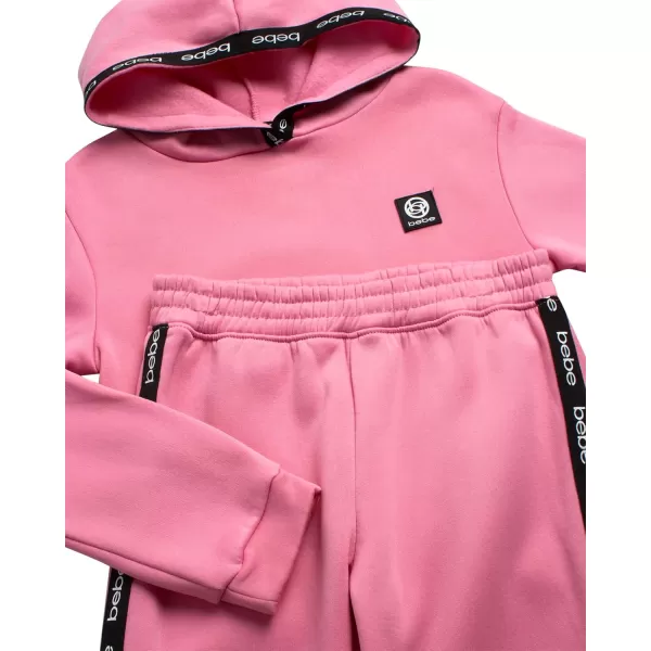 imagebebe Girls Jogger Set  2 Piece Yummy Fleece Hoodie Sweatsuit Kids Clothing Set Size 716Sea Pinki