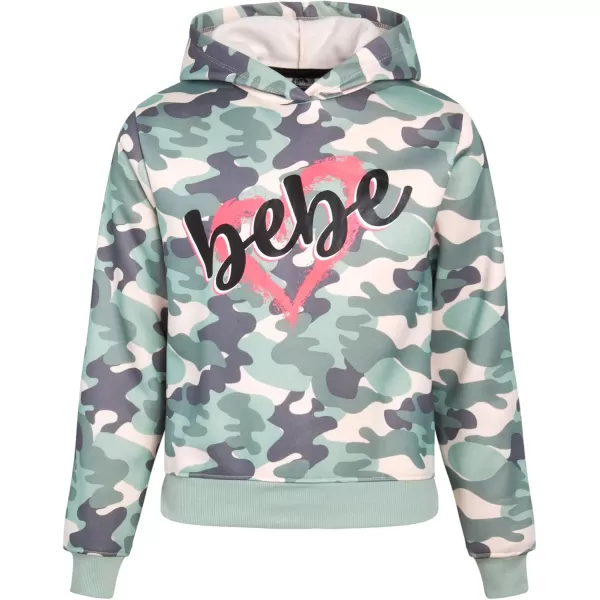 imagebebe Girls Legging Set  2 Piece Yummy Fleece Hoodie Sweatsuit Kids Clothing Set Size 716Blush Camo