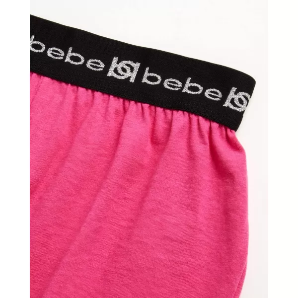 imagebebe Girls Shorts Set  2 Piece Short Sleeve Performance TShirt and Shorts Size 412PinkLove