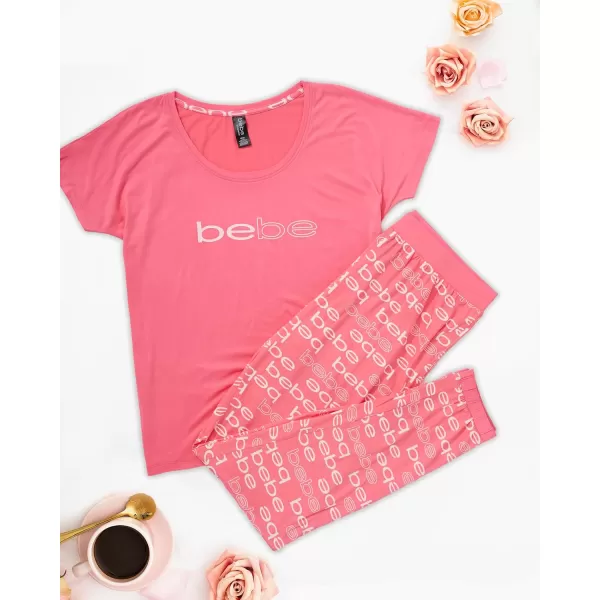 imagebebe Pajama Sets for Women 2 Piece with Tee and Pajama Pants Womens PJs Sets Womens Sleepwear Ladies Pajamas SetsCoral