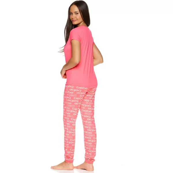 imagebebe Pajama Sets for Women 2 Piece with Tee and Pajama Pants Womens PJs Sets Womens Sleepwear Ladies Pajamas SetsCoral