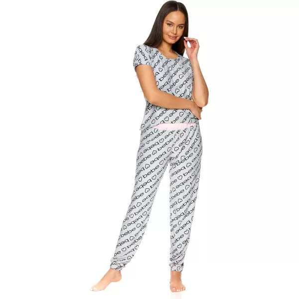 imagebebe Pajama Sets for Women 2 Piece with Tee and Pajama Pants Womens PJs Sets Womens Sleepwear Ladies Pajamas SetsHeather Grey1