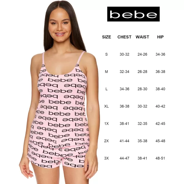 imagebebe Womens 2 Piece Pajama Set Bold Print Tank Top and Pajama Shorts Lounge Sleep SetLight Pink 1