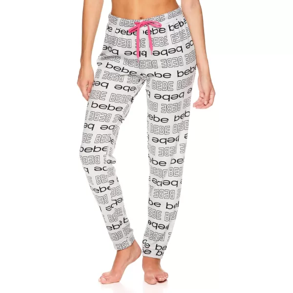 imagebebe Womens Skinny Jogger Pants Lounge Sleepwear Pajama BottomsHeather Grey1