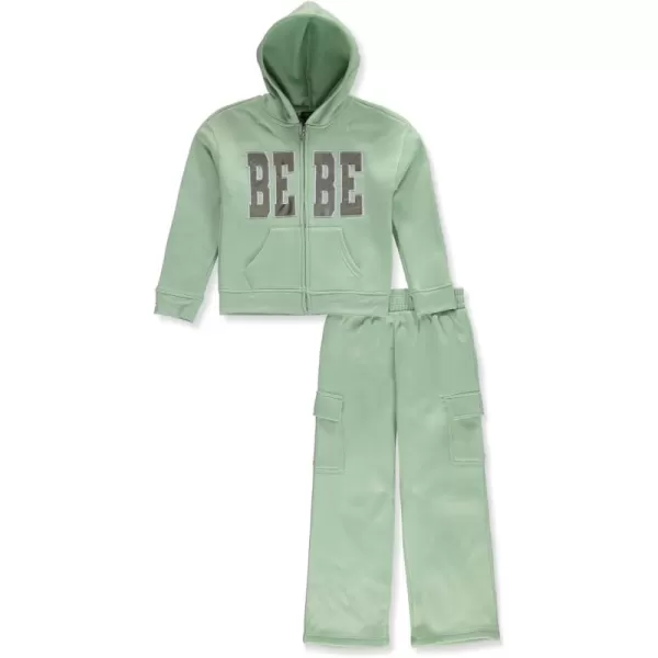 imagebebe Girls 2Piece Pants Set OutfitOlive