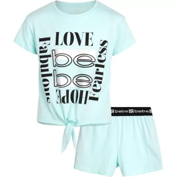 imagebebe Girls Shorts Set  2 Piece Short Sleeve Performance TShirt and Shorts Size 412SpaHope