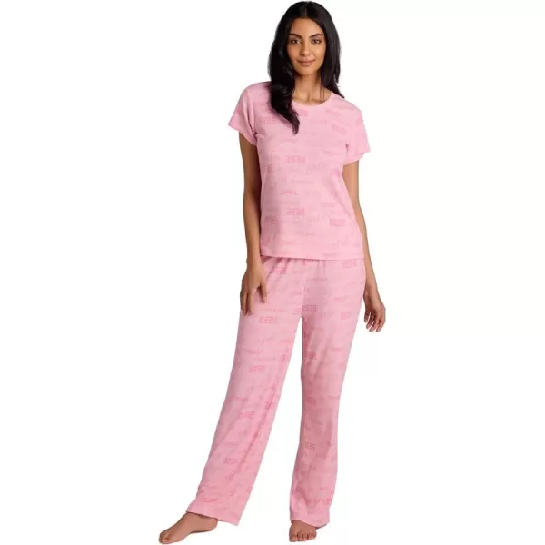 imagebebe Pajama Sets for Women 2 Piece with Tee and Pajama Pants Womens PJs Sets Womens Sleepwear Ladies Pajamas SetsLightpink