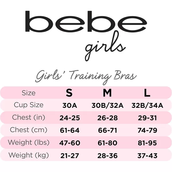 imagebebe Girls Training Bra  8 Pack Seamless Training Cami Sports Bralette SLBlackWhiteLight PinkAlmond